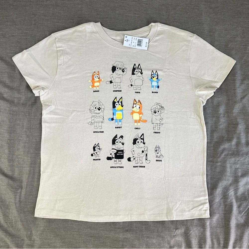 Women’s Bluey Graphic T-Shirt, Size: L, NWT